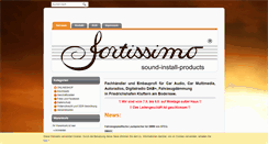 Desktop Screenshot of fortissimo-shop.de